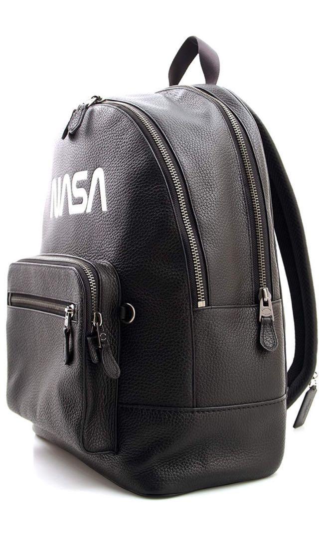 Coach nasa outlet backpack black