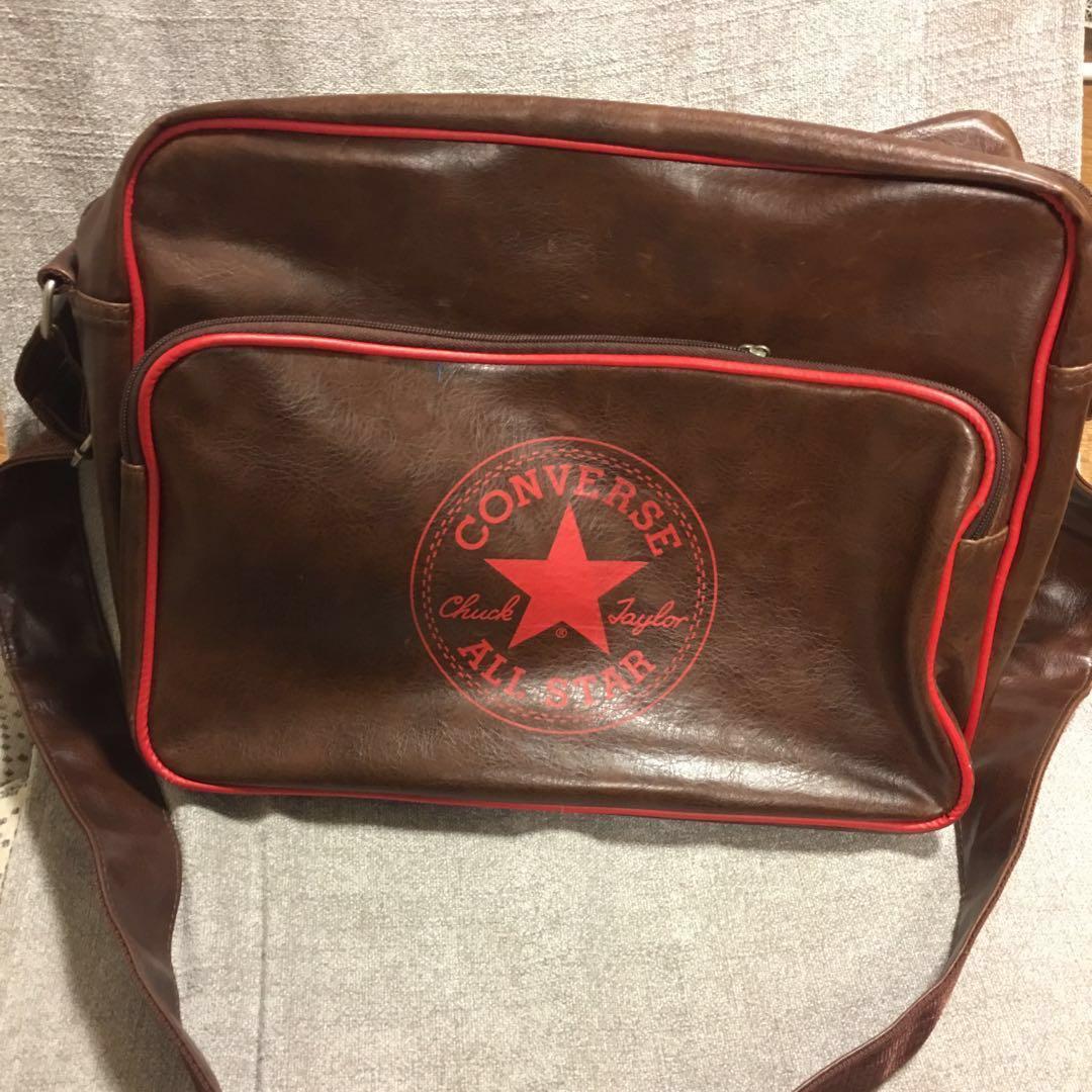 converse leather messenger bag