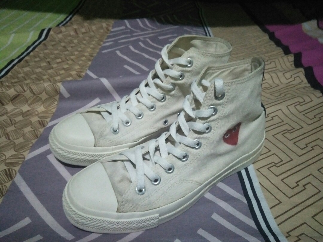 converse cream high