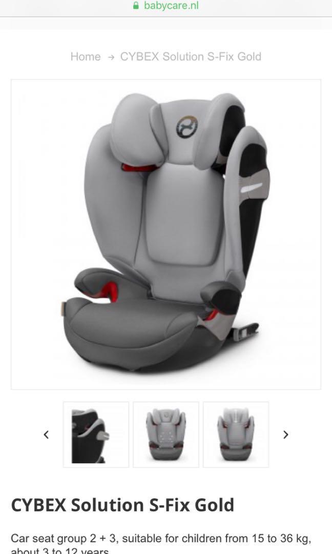 Cybex Isofix S Fix Infant Car Seat, Car Seat Fix