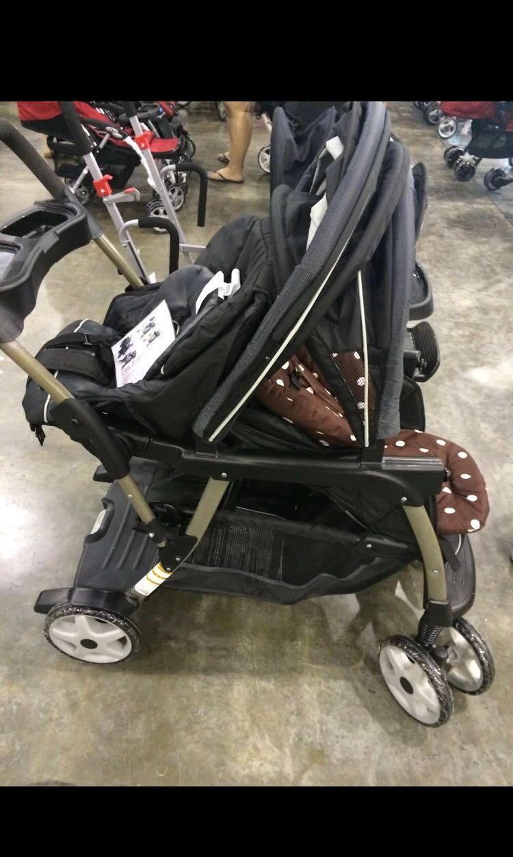 free used double stroller