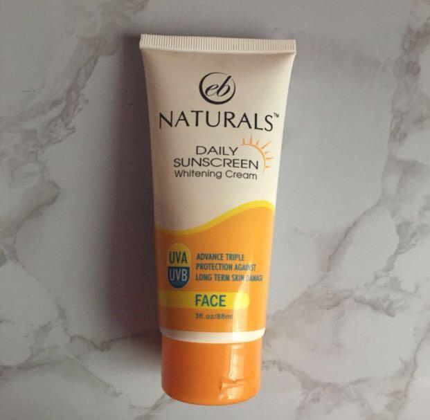 eb naturals daily sunscreen whitening cream, Beauty & Personal Care