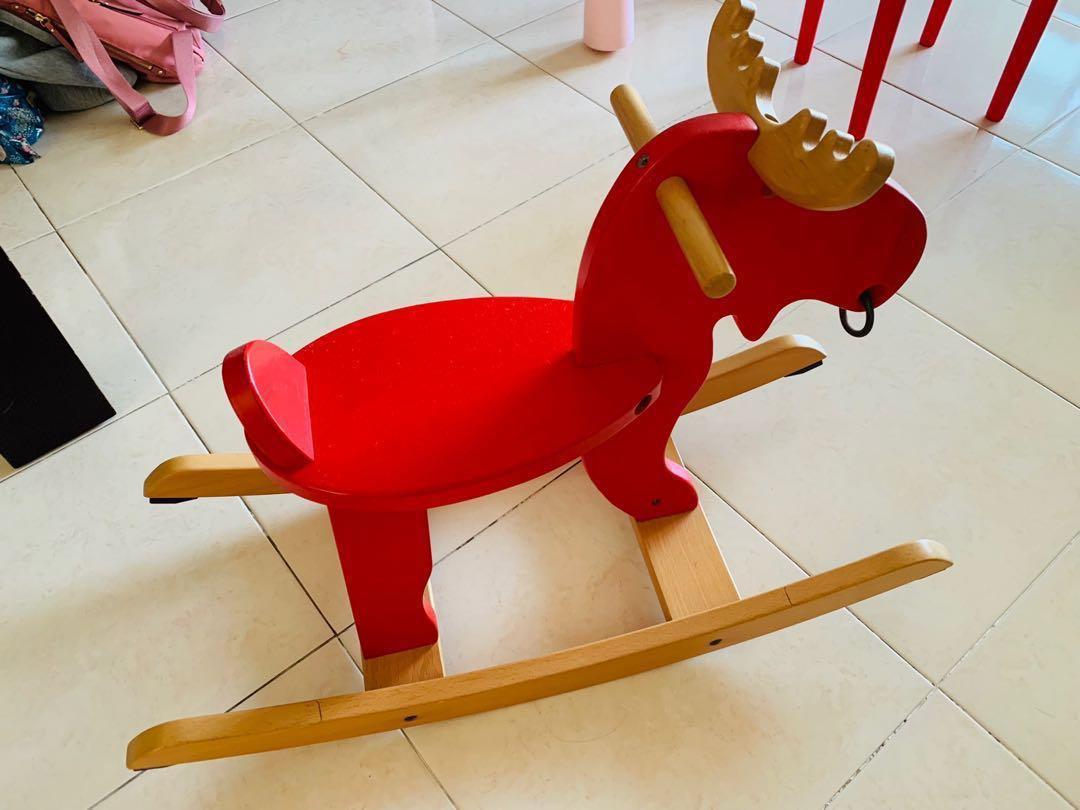 moose rocking horse