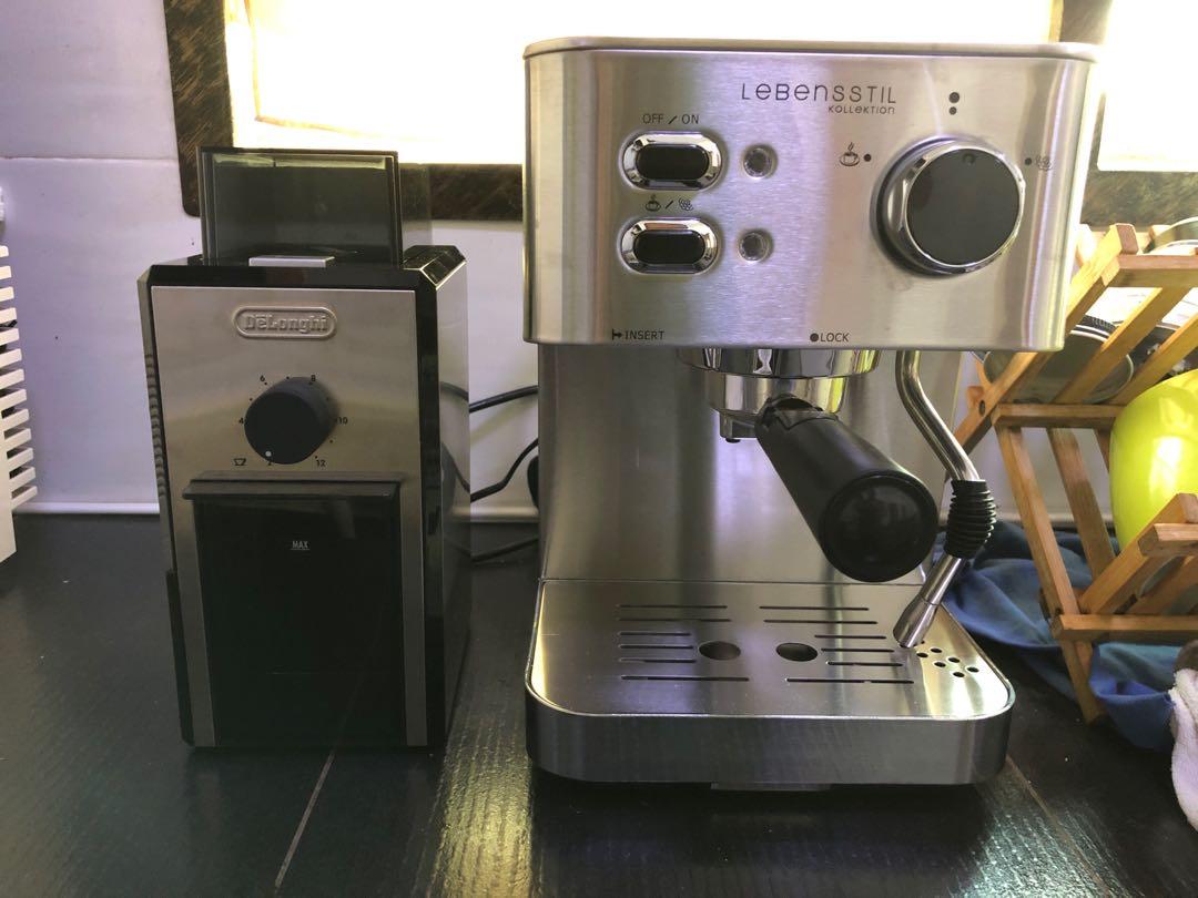 Espresso Machine and Coffee Grinder, TV & Home Appliances, Kitchen