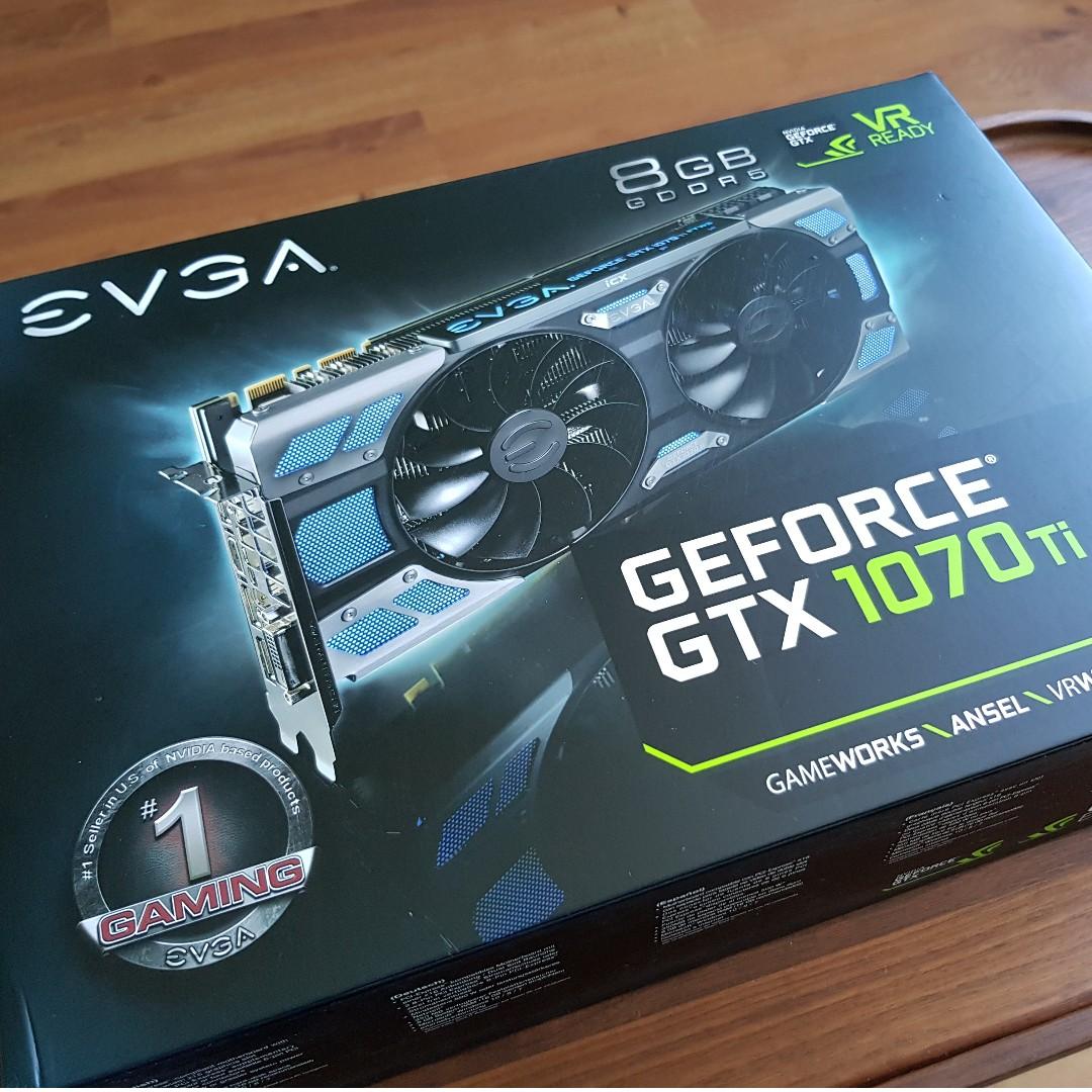 EVGA GeForce GTX 1070Ti FTW2 GAMING 8GB Computers Tech Parts Accessories Computer Parts on Carousell