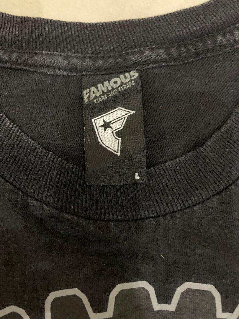 Famous Stars Straps Tee Shirt Black Men S Fashion Clothes