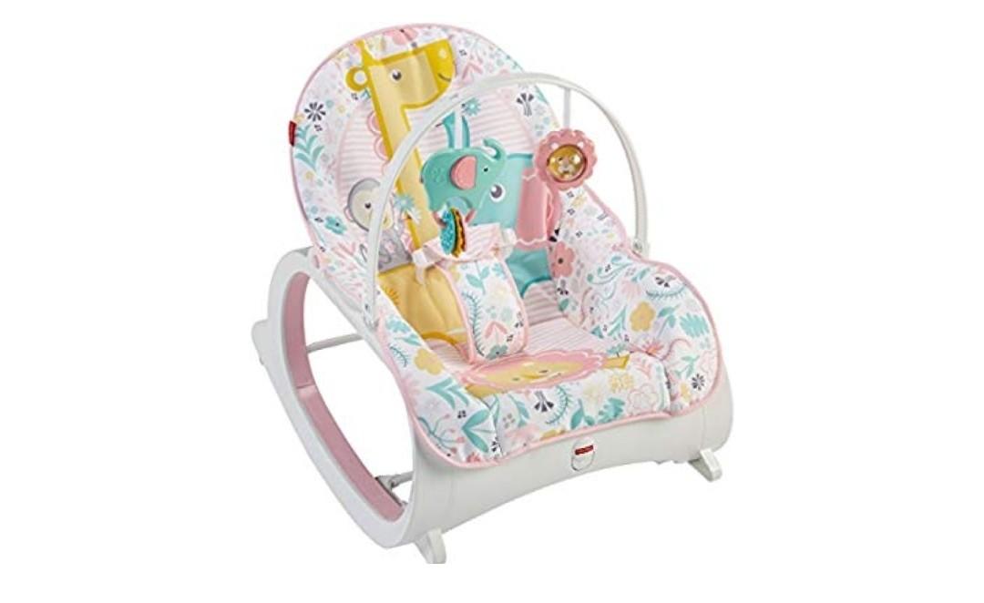 pink baby bouncer