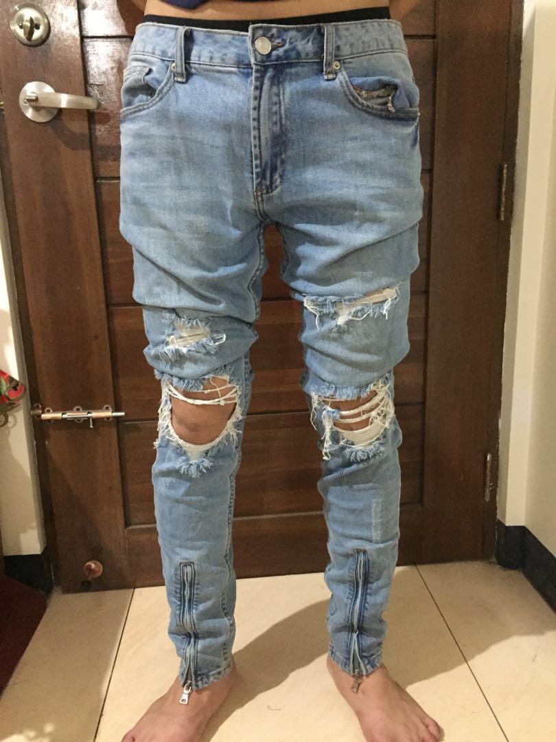forever 21 mens jean shorts