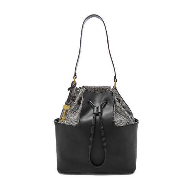 fossil bucket bag