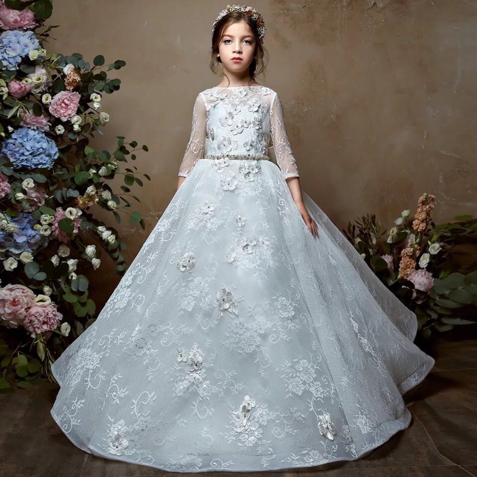 light blue gown for kids