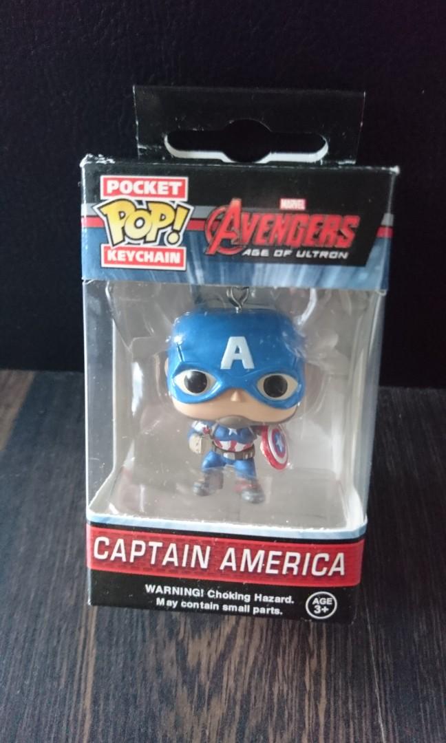 captain america funko pop keychain