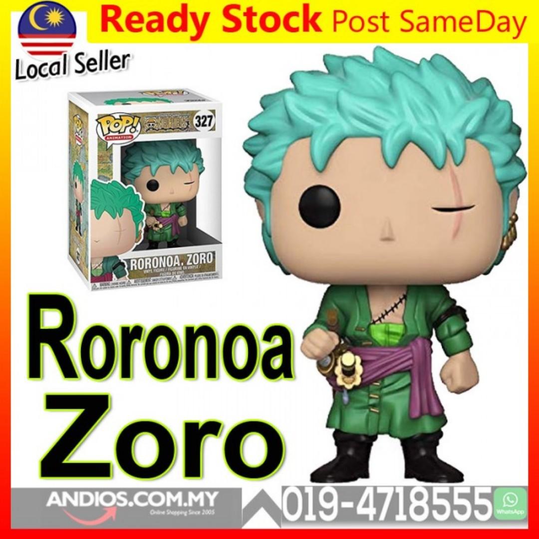 One Piece POP! Animation Roronoa Zoro Wano Kuni Vinyl Figurine 10cm