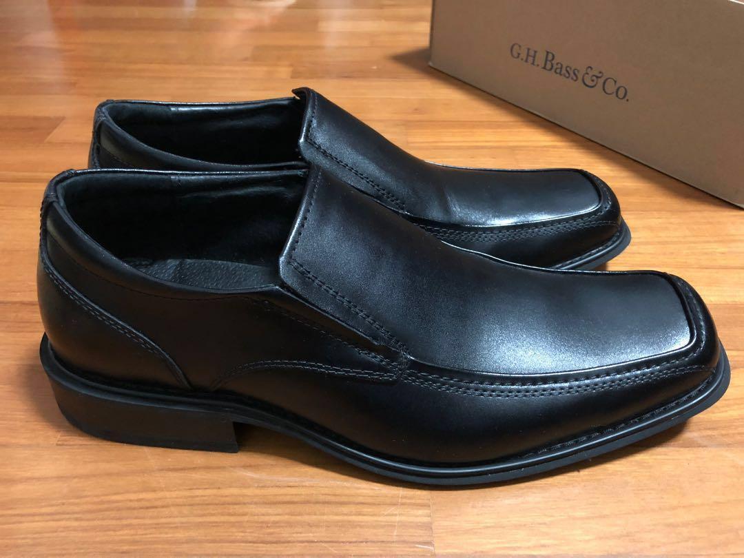 bass black dress shoes