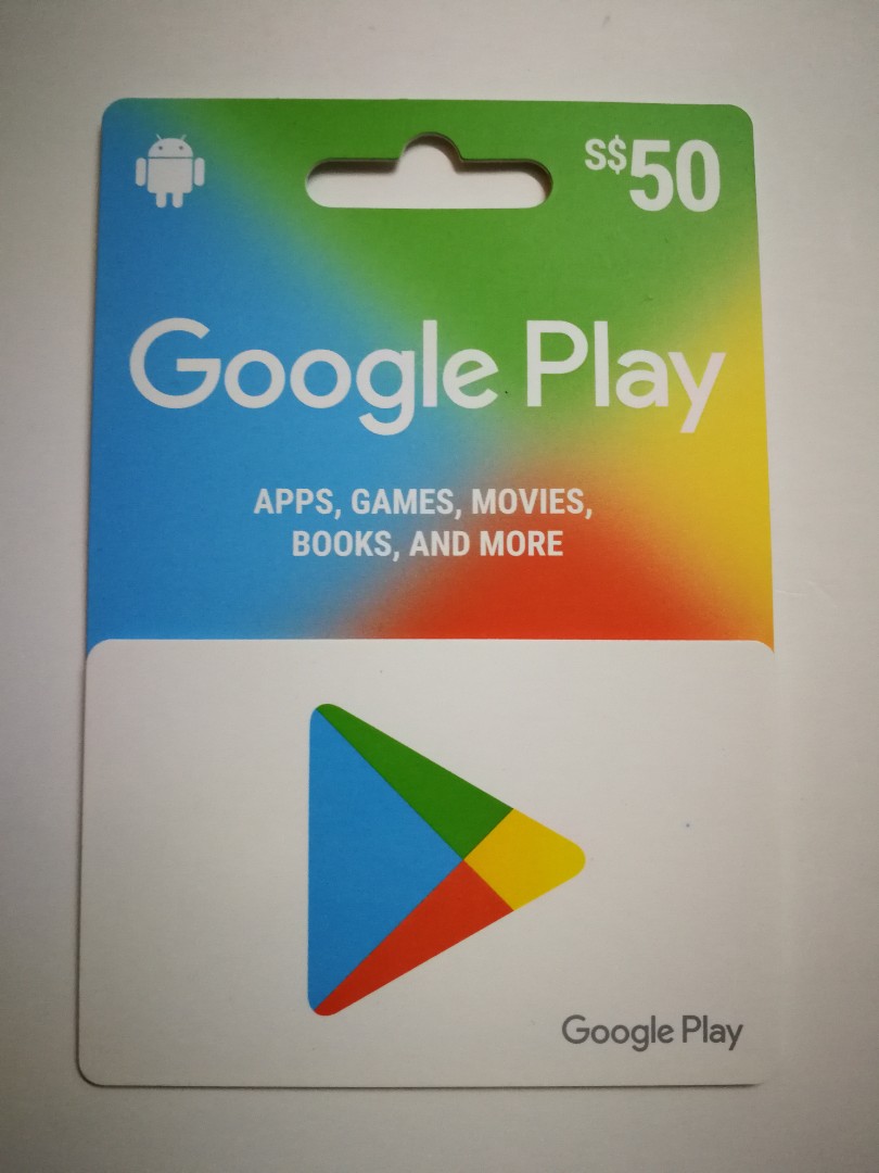 Google Play S 50 Gift Card Tickets Vouchers Vouchers On Carousell Google Play S 50 Gift Card Tickets Vouchers Vouchers On Carousell
