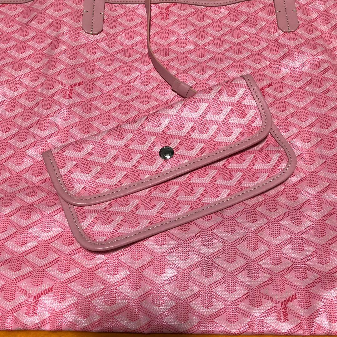 Goyard Goyardine Saint Louis GM PINK & Light Pink #Goyard #Luxury #handbags  #fashion #beauty 