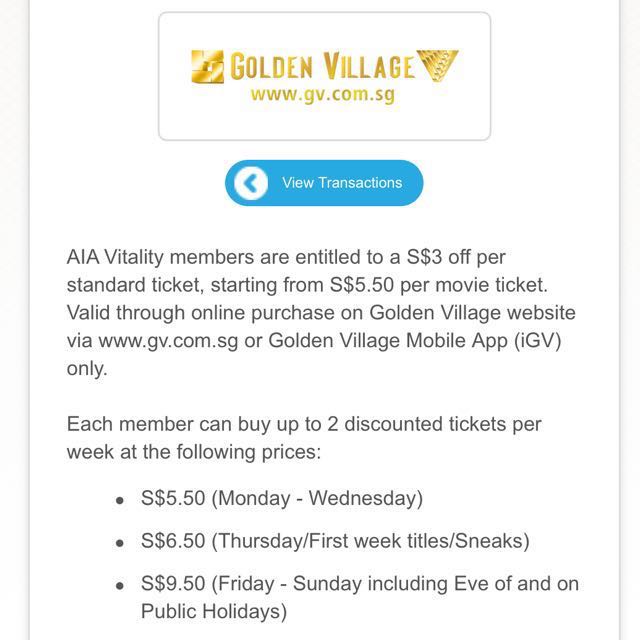 GV movie ticket promo, Tickets & Vouchers, Vouchers on Carousell