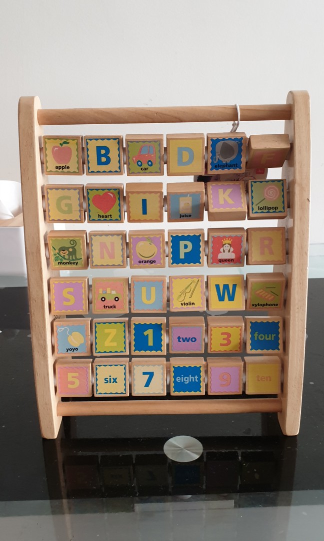 hape alphabet abacus