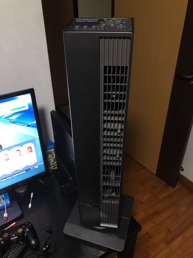Hitachi Tower Fan!, Furniture & Home Living, Lighting & Fans, Fans on