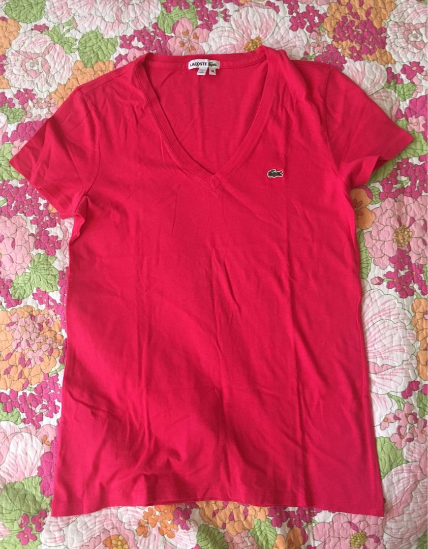 Hot pink shirt, Women's Fashion, Tops, Shirts on Carousell