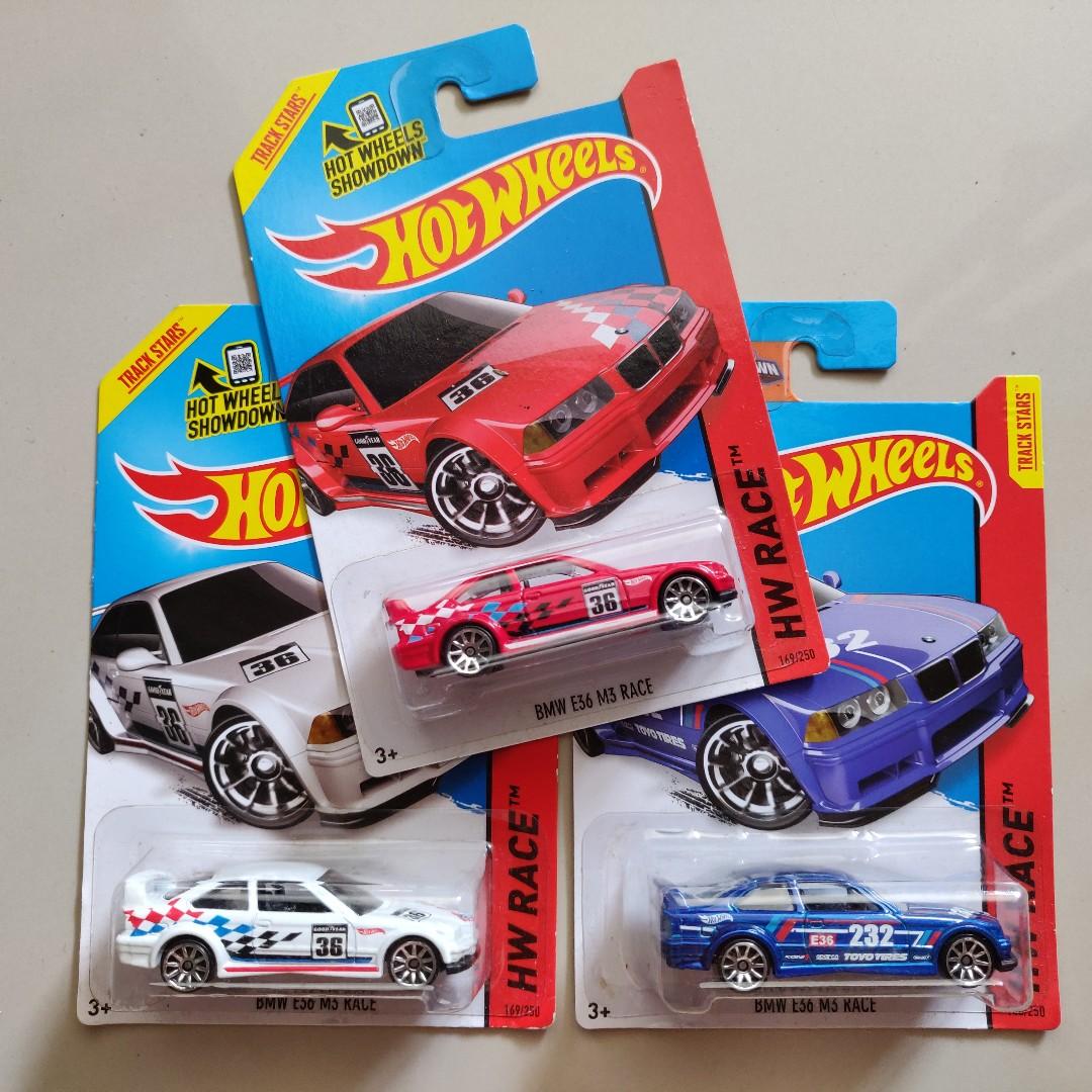 Hotwheels Bmw E36 M3 Race Lot Of 3 Toys Games Diecast Toy Vehicles On Carousell