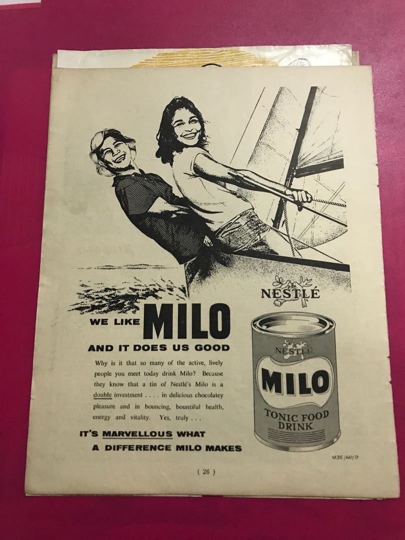 Iklan Milo Hobbies And Toys Collectibles And Memorabilia Vintage Collectibles On Carousell 5313