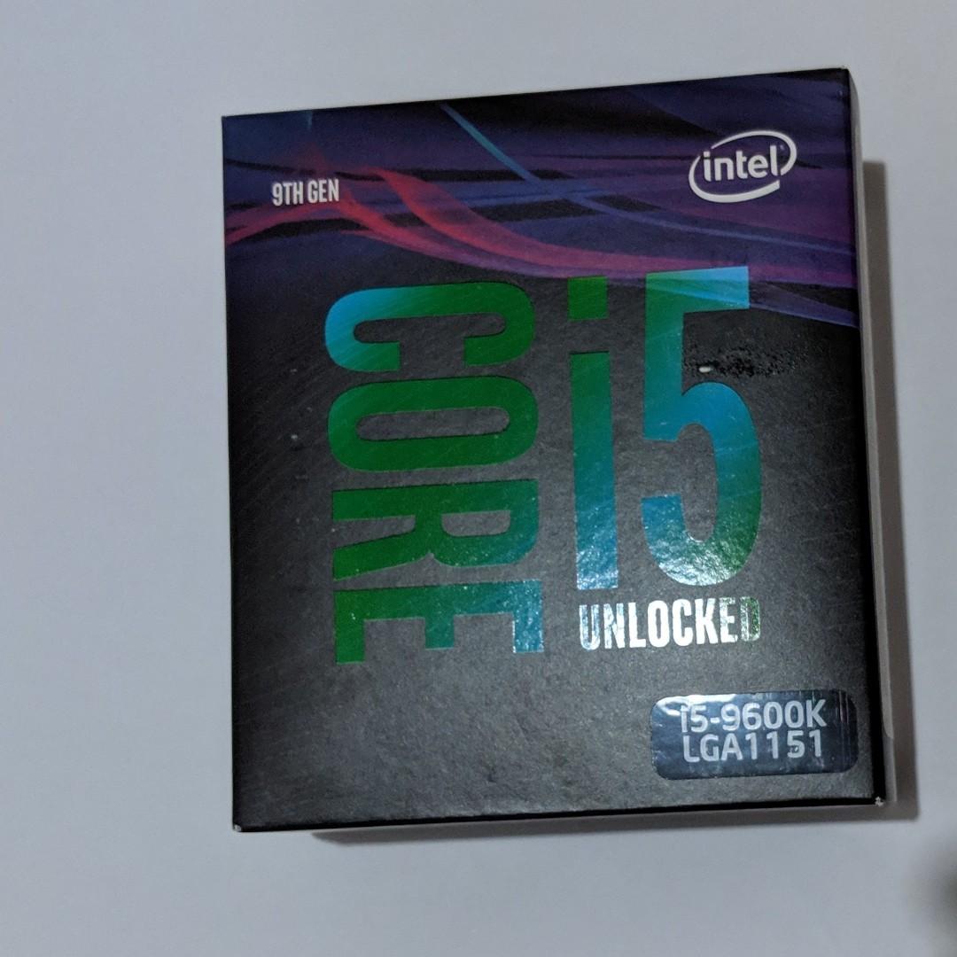Intel Core I5 9600k 9th Gen Processor 6 Core With 4 6ghz Turboboost Electronics Computer Parts Accessories On Carousell