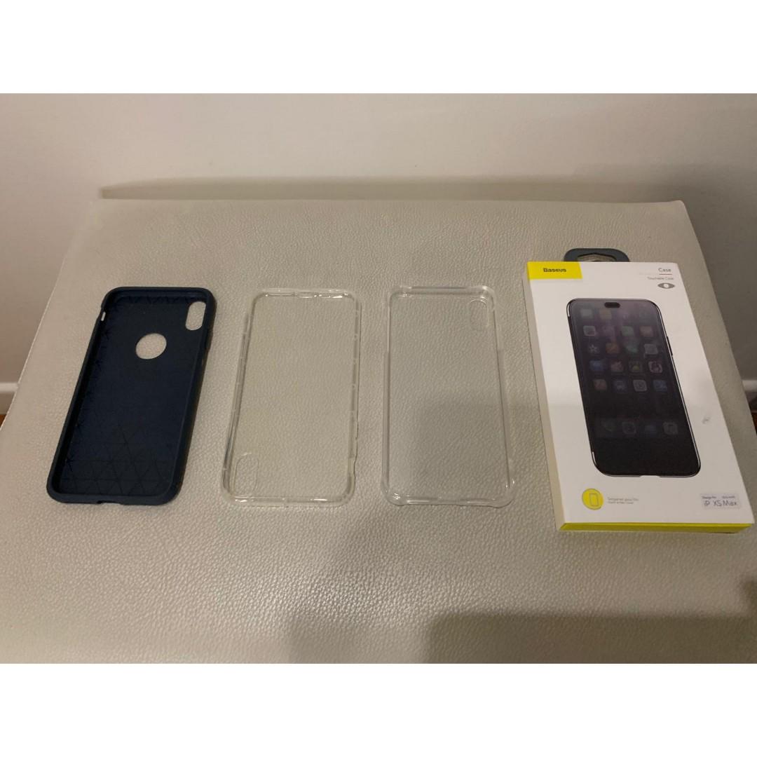iPhone XS Max Cases (Category: Cases & Sleeves) located in Singapore. Submitted by sunhusky (Listing ID 208018317, Image 1). Description: 4 Different iPhone XS Max Cases ALL $20 AND BELOW!!!! Cheapest here!! **** 1. Transparent Rubber Case - Price: $10 (One piece only) 2. Transparent Hard Case With Bumpers - Tough design with bumpers at all 4 corners - Price: $12 (One piece only) 3. Black Rubber Case With A Slick Design - Back has a metallic brus