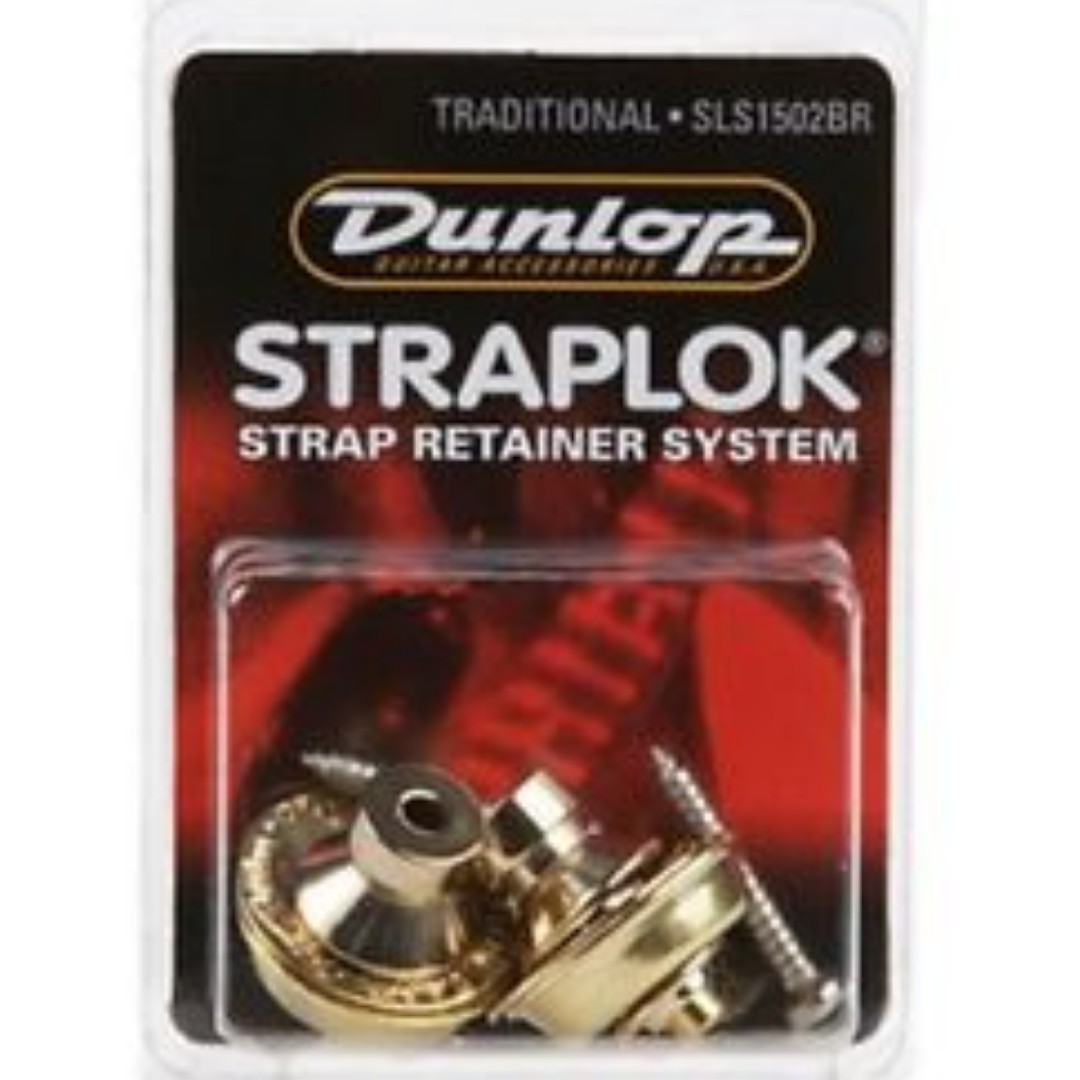 Jim dunlop Strap Lock Gold ( SLS1504G ), Hobbies & Toys, Music