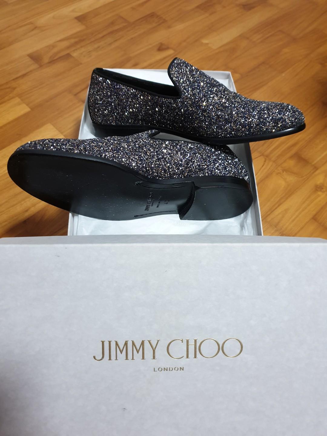 jimmy choo mens glitter shoes