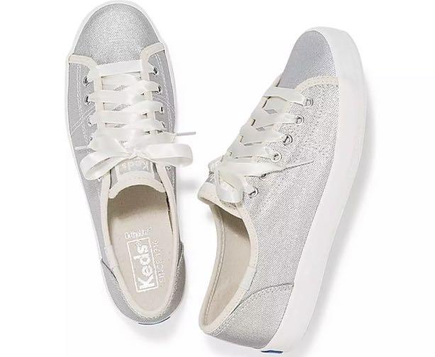 Keds C8 Kickstart Matte Brushed Metallic Sneakers Women s Fashion