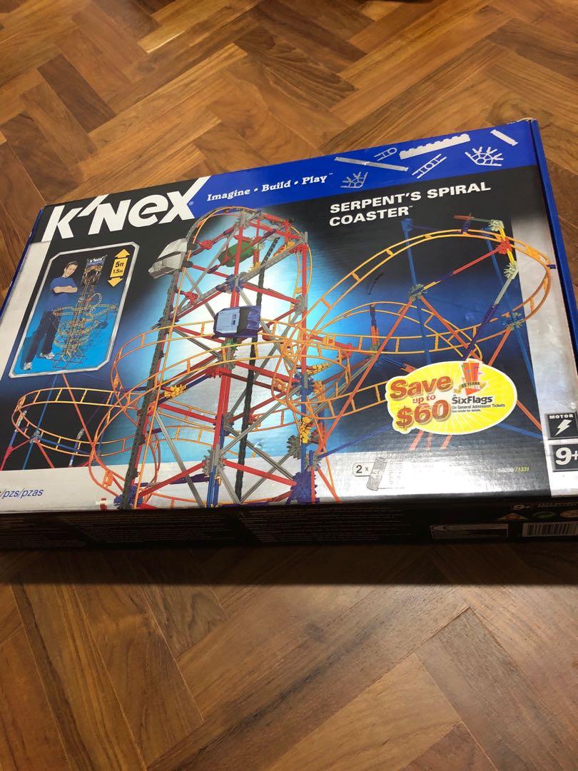Knex serpents new arrivals spiral coaster