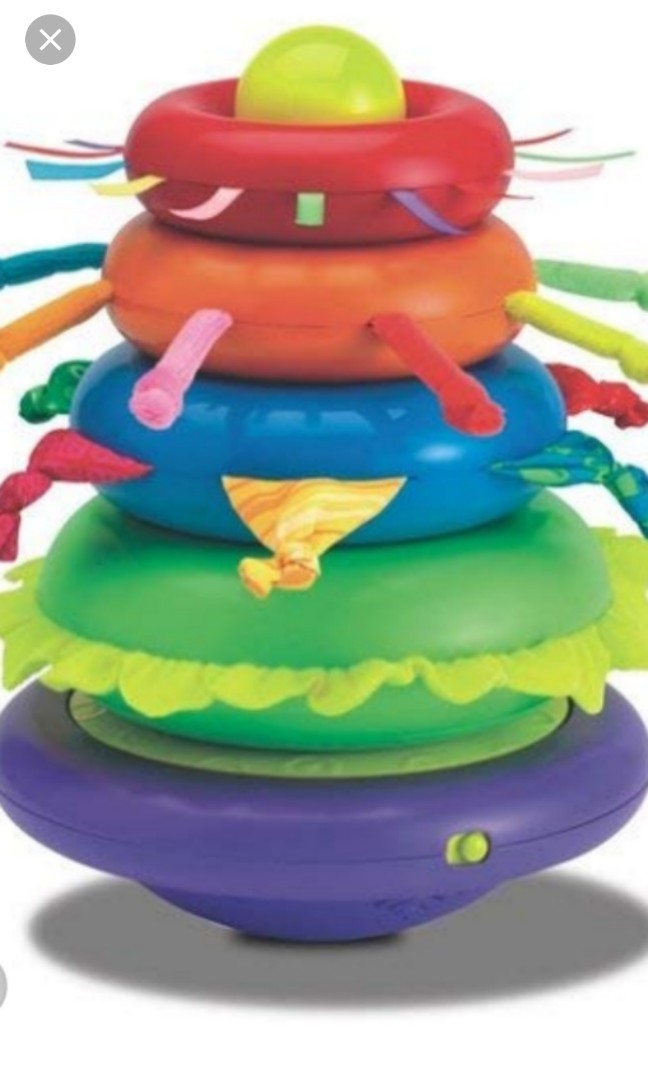 spinning stacking rings toy