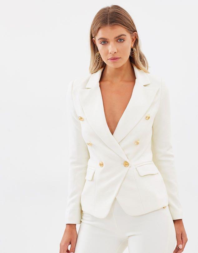 Lioness White Palermo Blazer Women s Fashion Clothes on Carousell