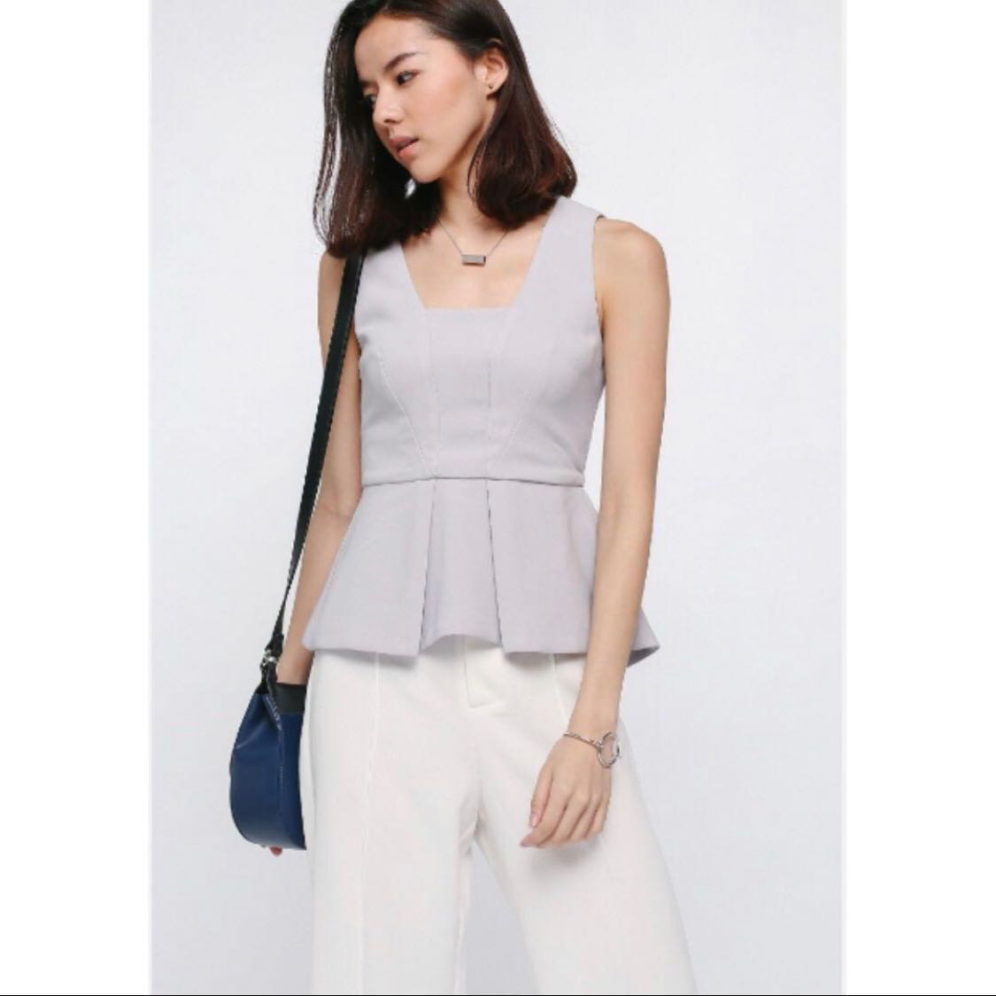 love bonito peplum top