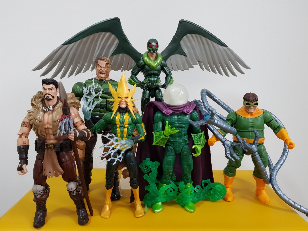 Marvel Legends Sinister Six, Dr Octopus, Sandman, Electro