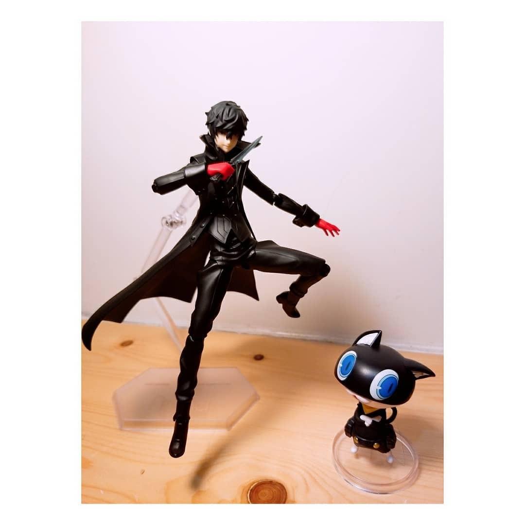 Mf Figma 女神異聞錄5 P5 主人公joker 特典版有盒僅拆 玩具 遊戲類 玩具 Carousell