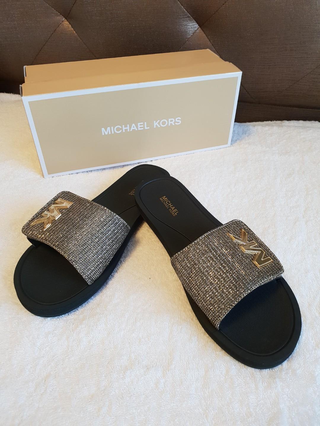 Michael Kors Slippers, Luxury, Shoes on 