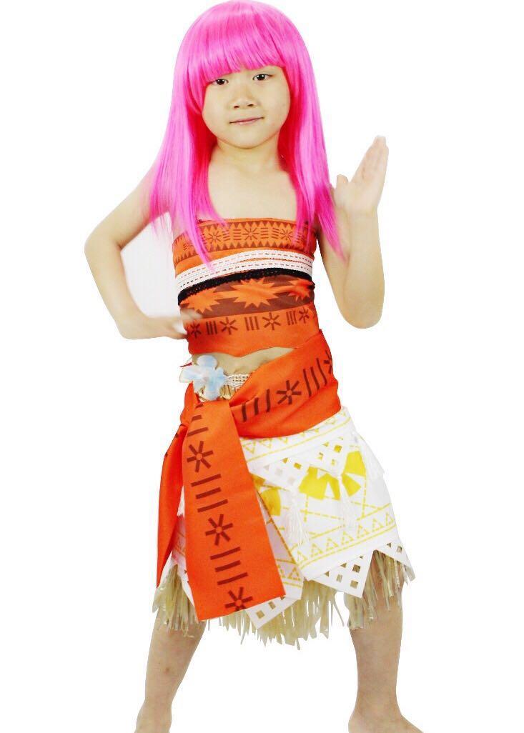 Moana Costume For Girls And Women Babies Kids Girls Apparel 4 To 7 Years On Carousell