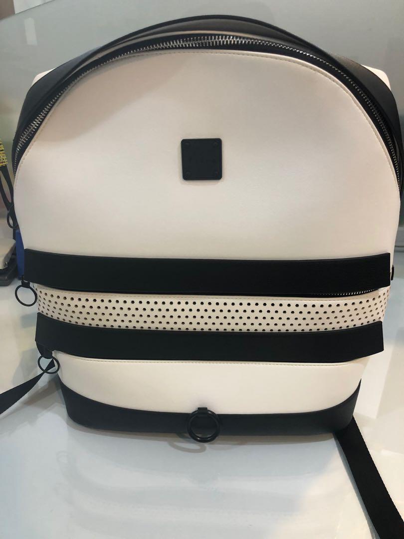 PEDRO, Bags, Soldpedro White Leather Backpack