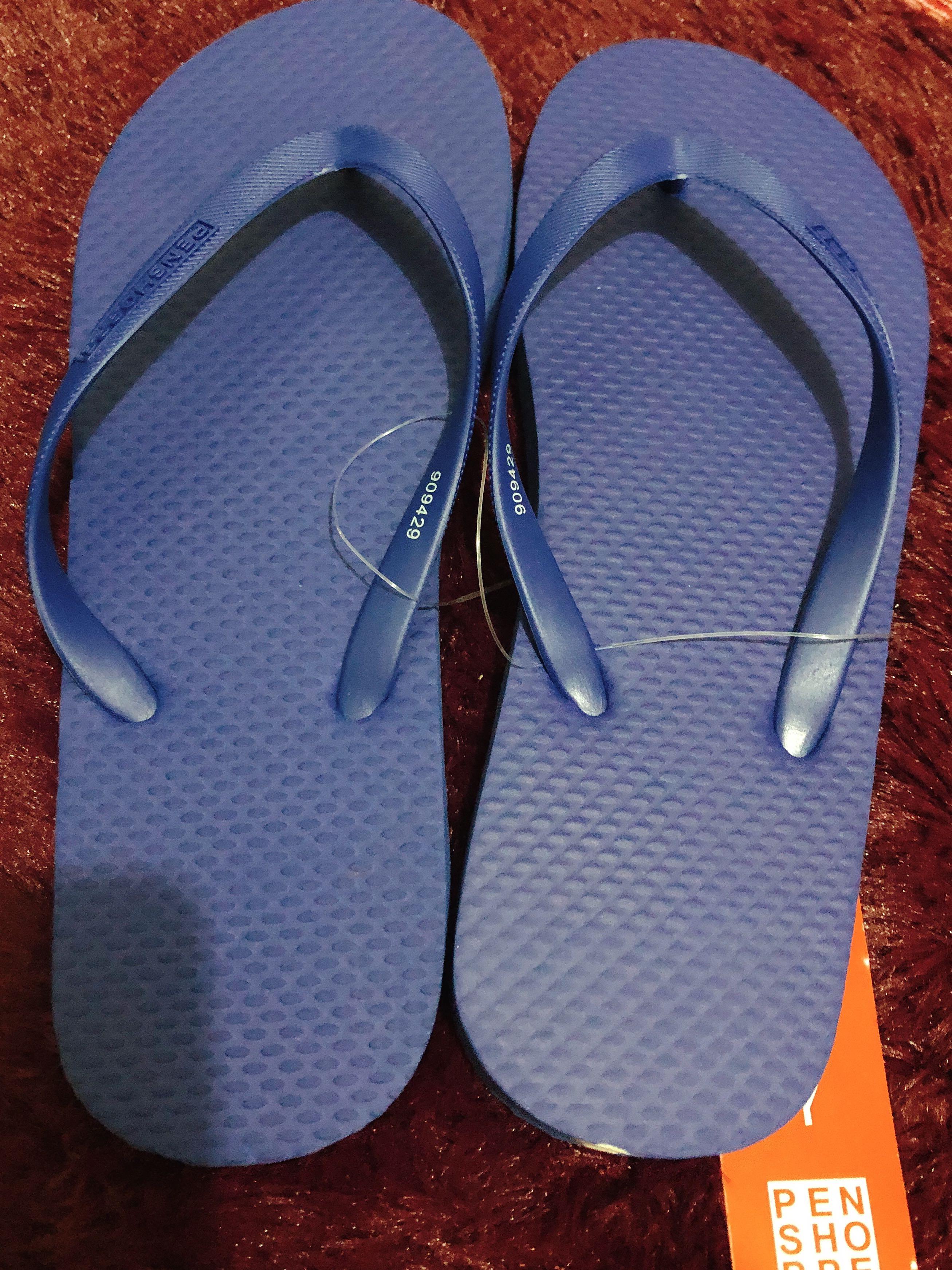 Penshoppe FlipFlops-Blue Size 6-7 
