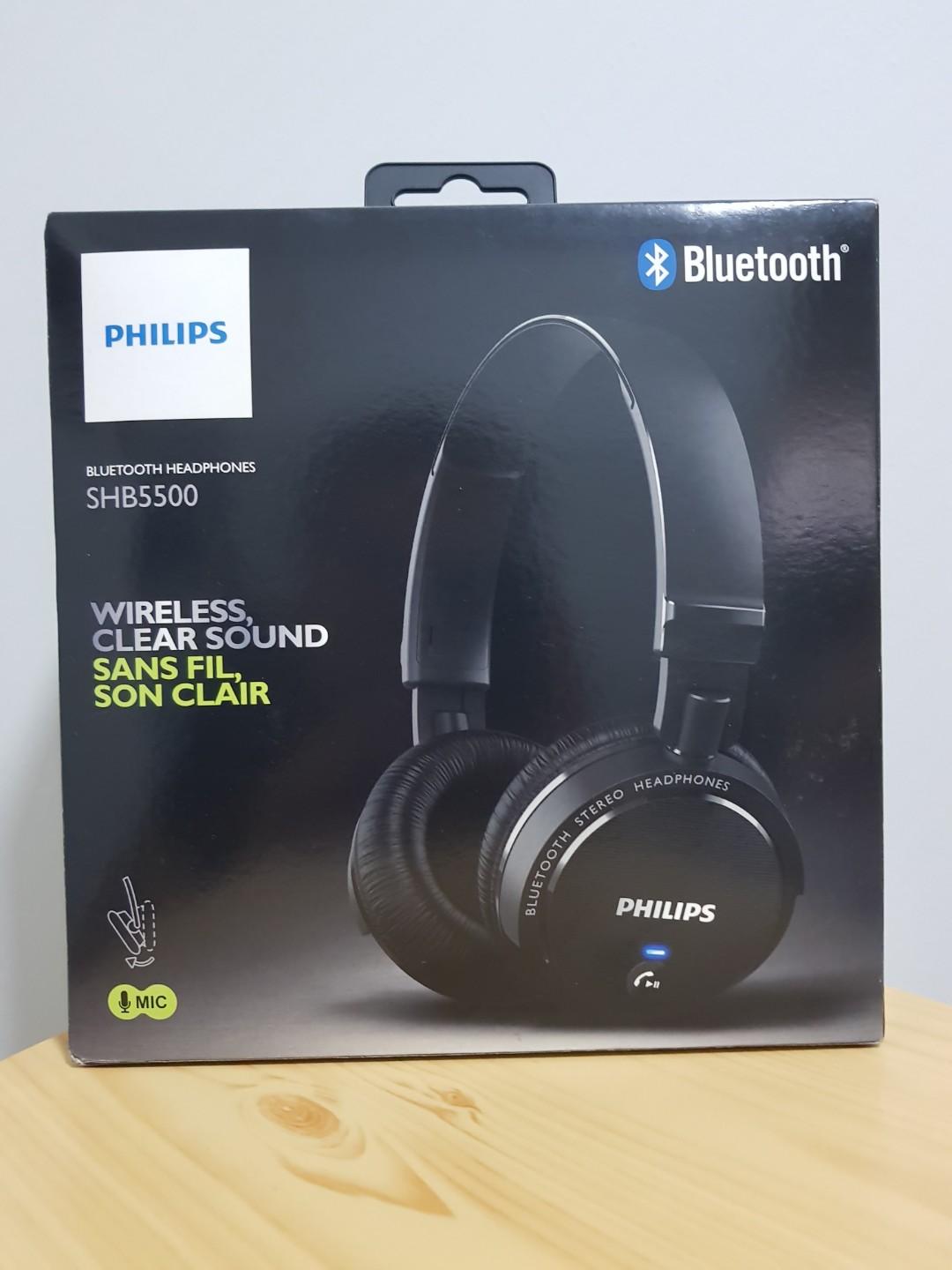 Philips bluetooth headphones shb5500 hot sale
