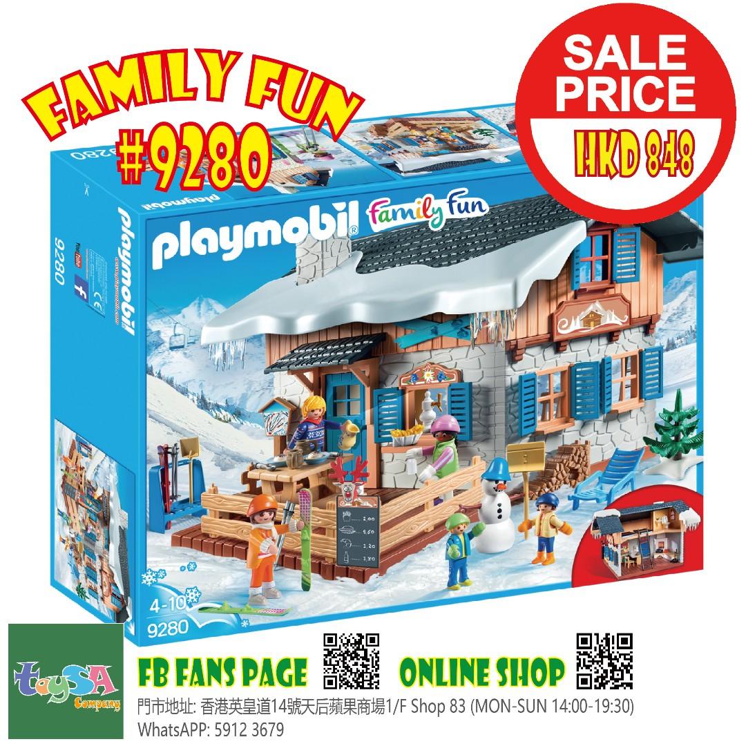 playmobil ski lodge 9280