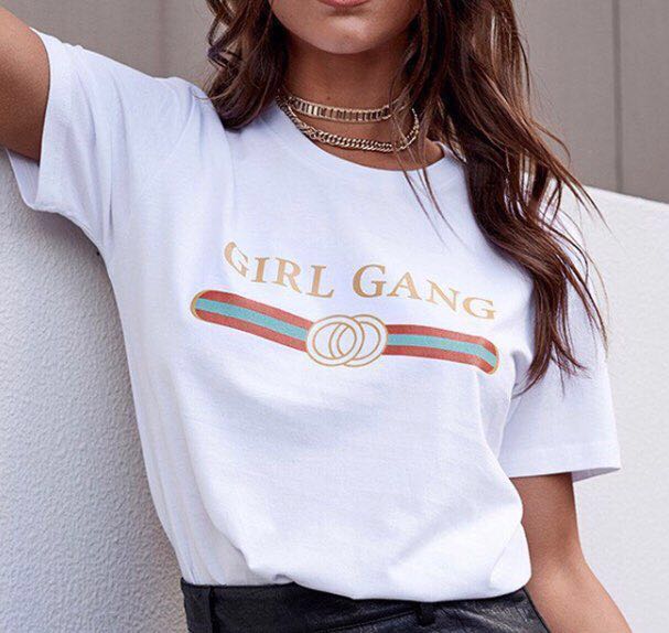 girl gang shirt gucci