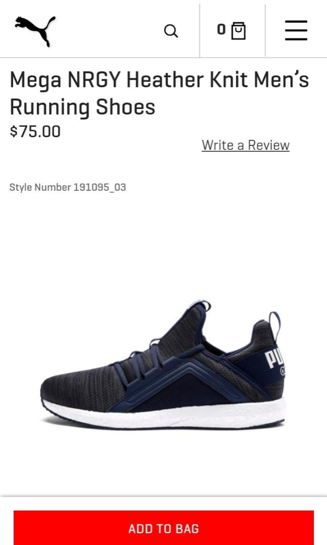 puma memory foam mens