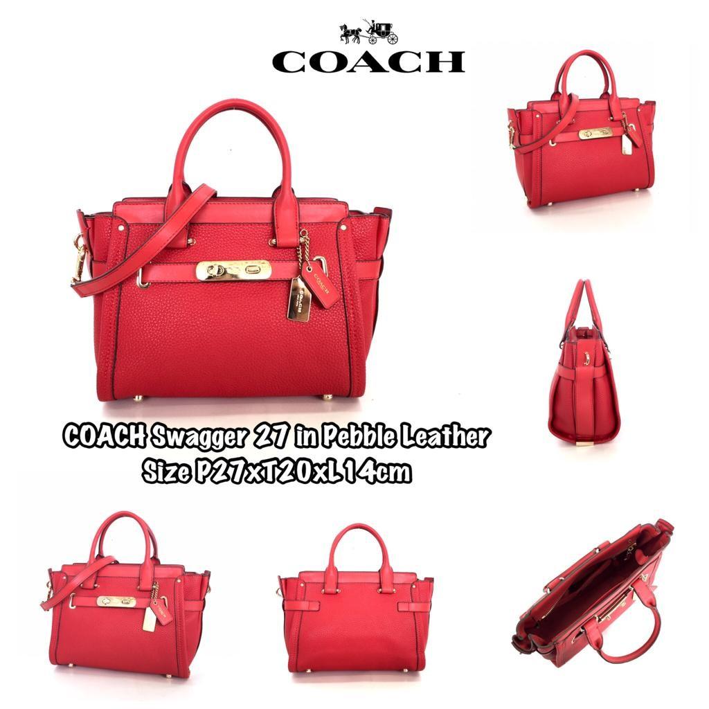 Ukuran coach swagger store 27