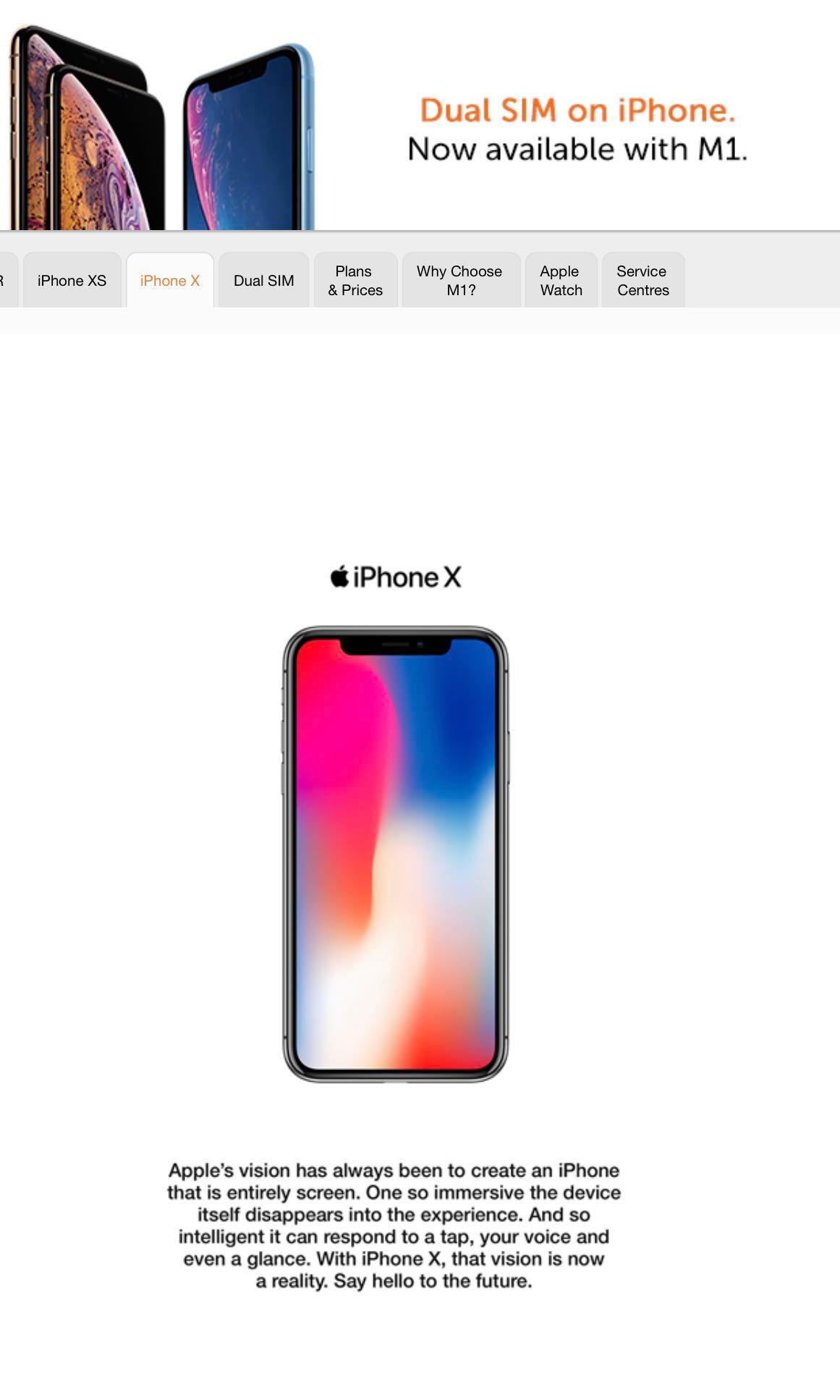 Recontracting From M1 Iphone X Xr Xs Max Mobile Phones