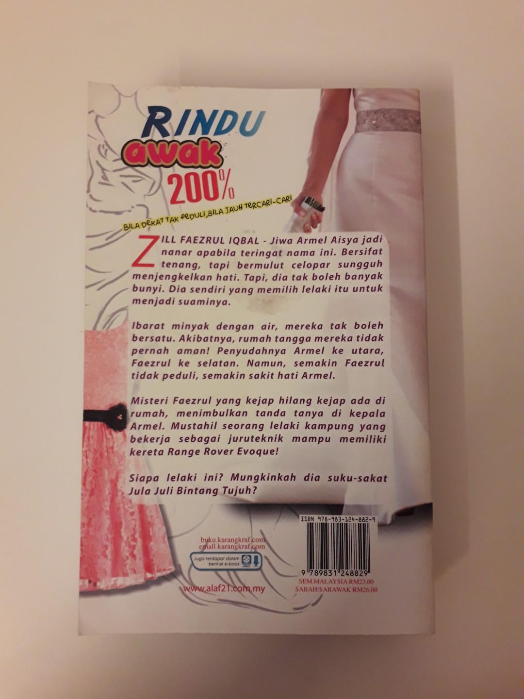 Rindu Awak 200 Books Stationery Books On Carousell