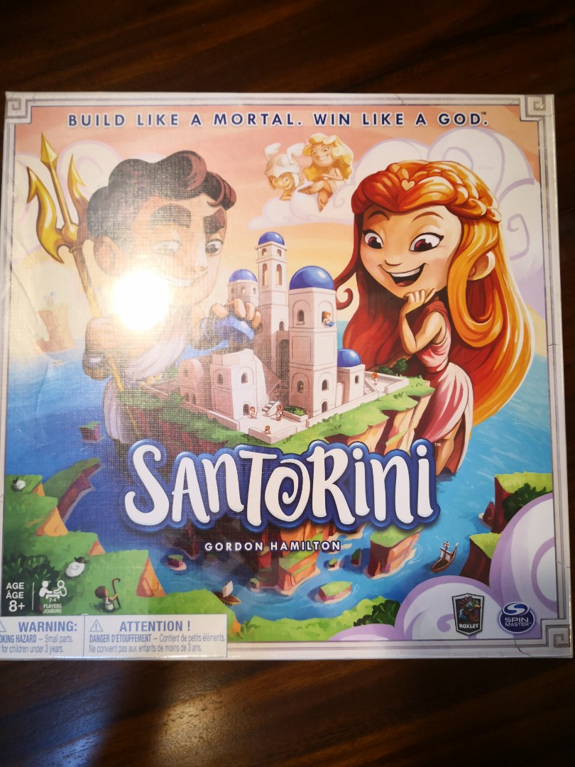 Santorini Board Game Suitable For Young Kids