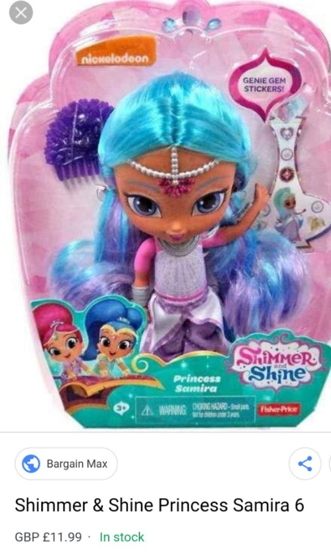 Samira shimmer and shine doll store
