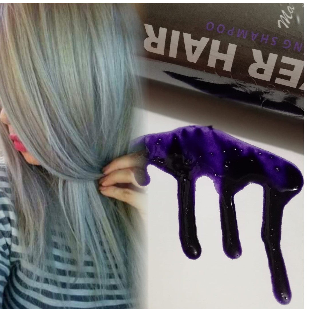 Silver Hair Purple Toning Shampoo Set On Carousell